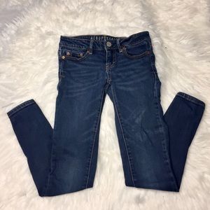 Aeropostale dark wash denim jeans junior size 000